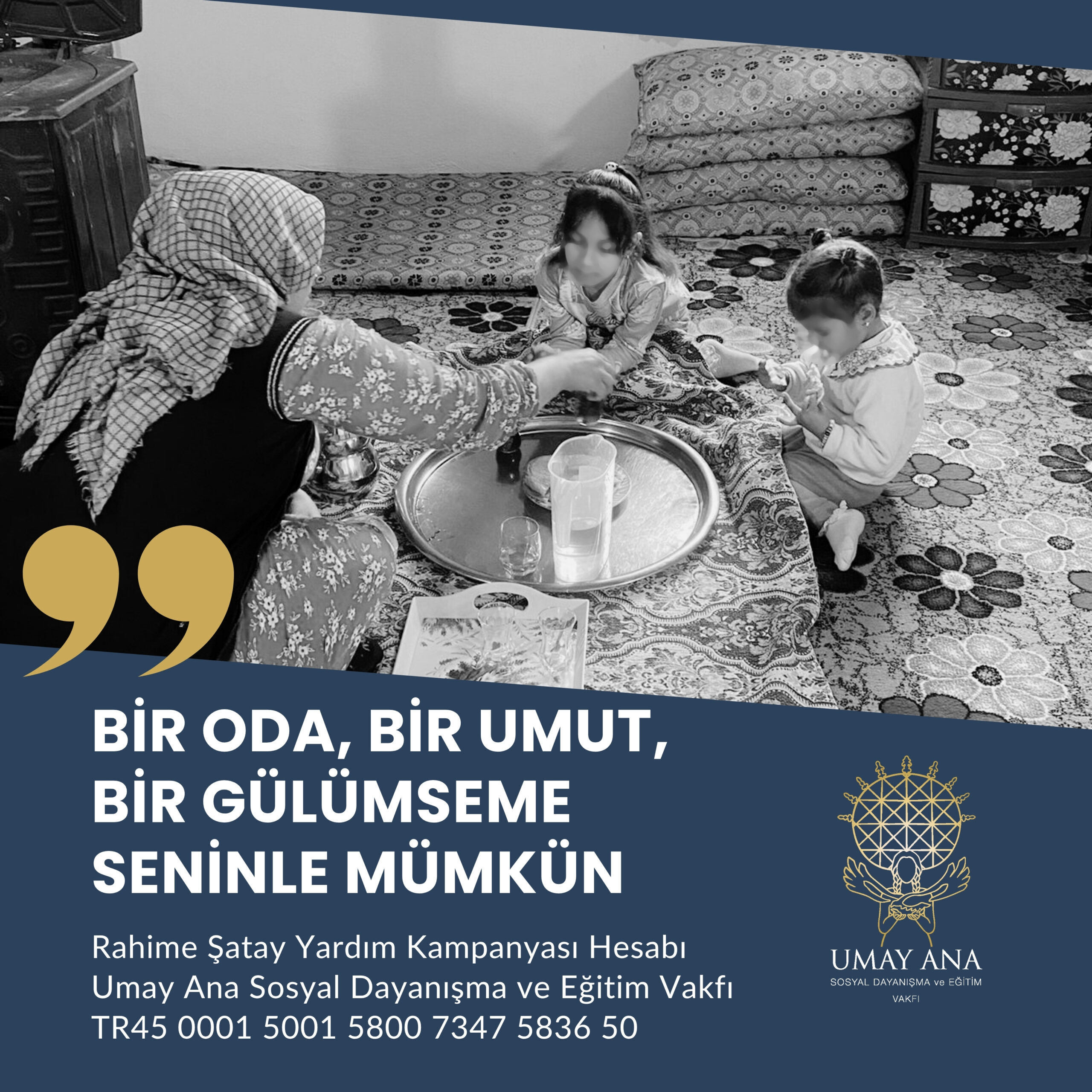 Rahime Şatay Yardım kampanyası hesabı – 1